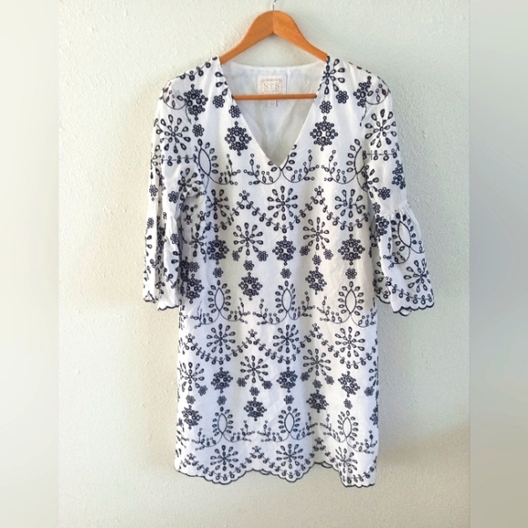 SAIL TO SABLE Cotton Eyelit Dress | 6 - Picture 2 of 8